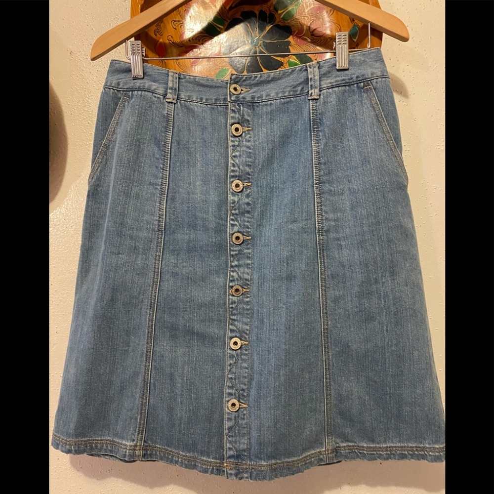 Eddie Bauer Denim A-Line Skirt Size 6